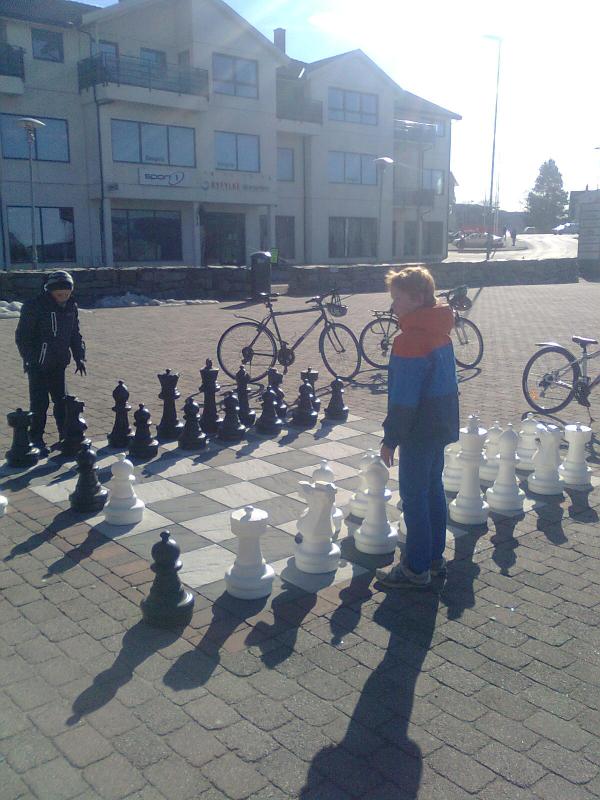 Sykkel, sol og torgsjakk - kan livet bli bedre?!?