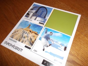 Det er bare et bilde på grønn som mangler. Første mann med fire tildekte farger vinner.