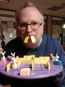 Supermusa Peter, alltid den raskeste til osten.