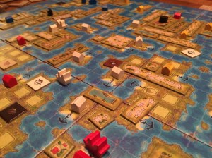 De fleste øyene er oppdaget og sivilisert når spillet nærmer seg slutten.