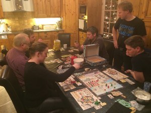 Mye aktivitet i løpet av kvelden; trajan og imperial settlers