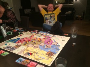 Litt fornøyd avslapping etter mye innsats.