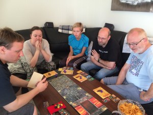 Dungeon Master forklarer spillet og forteller historien.