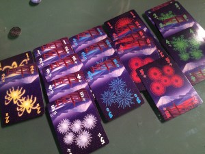 Fine rekker i Hanabi