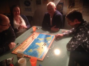 En variert fauna både i spill og på brett denne mandagen. 