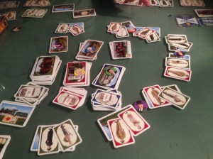 Kortkaos! Men litt system likevel da hver togvogn i blidet har 2 passasjerer...