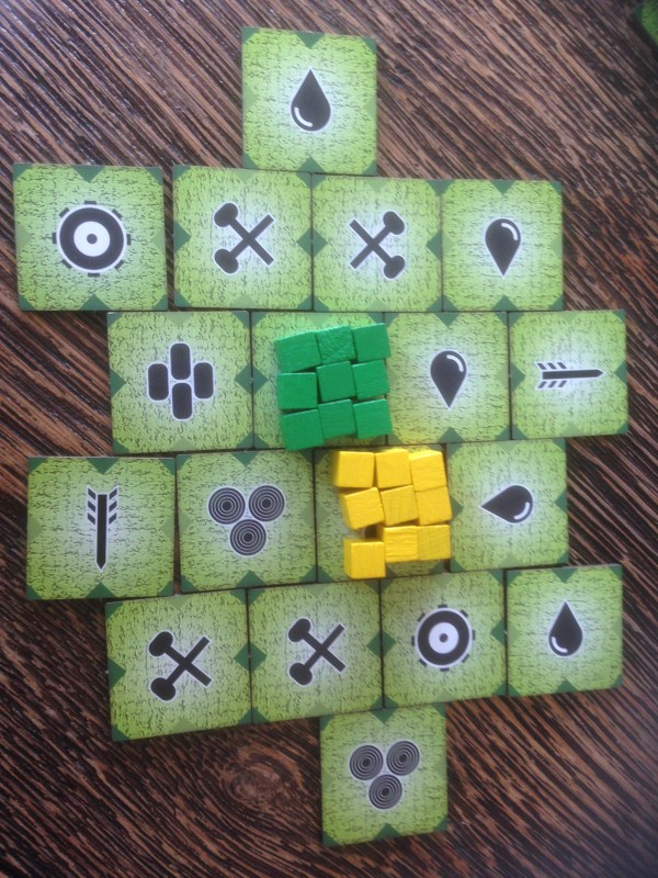 Min baby og battle sheep inspirerte "The Main Battle" 2 player utgaven.